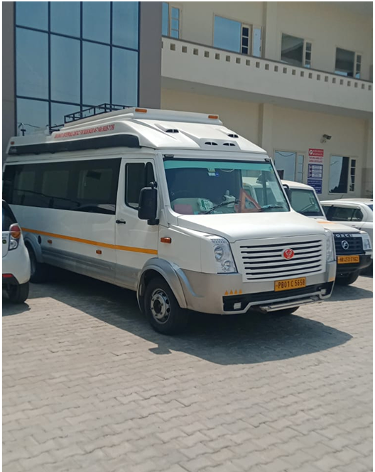 Traveller tourist van for group transportation